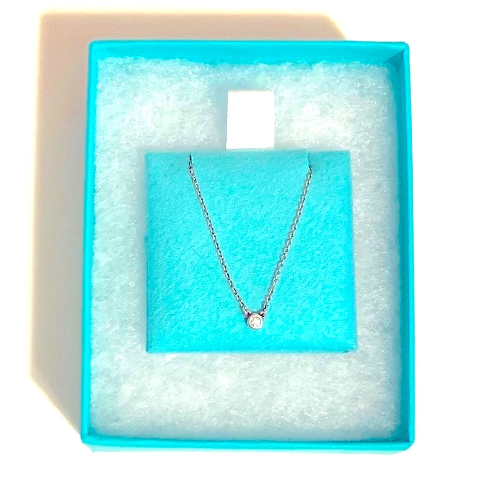Tiffany & Co. Diamonds By The Yard Single Diamond Pendant (Sterling Silver)